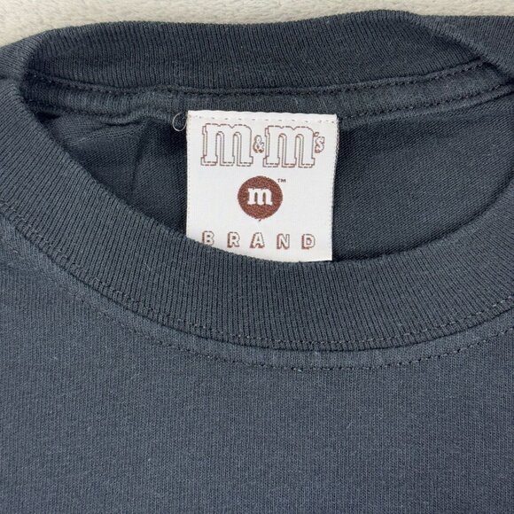 Vintage M&Ms Double Sided Tee Blue Character Graphic Streetwear Skater Grunge M - Picture 5 of 8